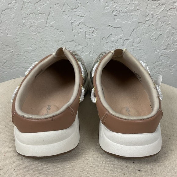 Easy Spirit Travelport Mule Sneaker Sports Clog in Natural Multi Size 6 - Picture 6 of 11